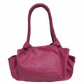 Pre-Owned Pink Leather Handbag X7722