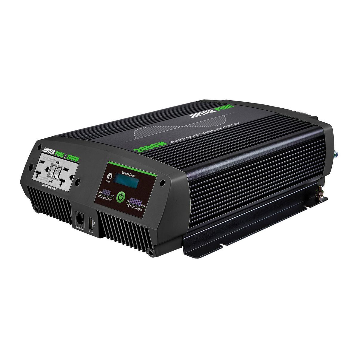 2000 Watt Continuous 4000 Watt Peak Pure Sine Wave Power Inverter X407945