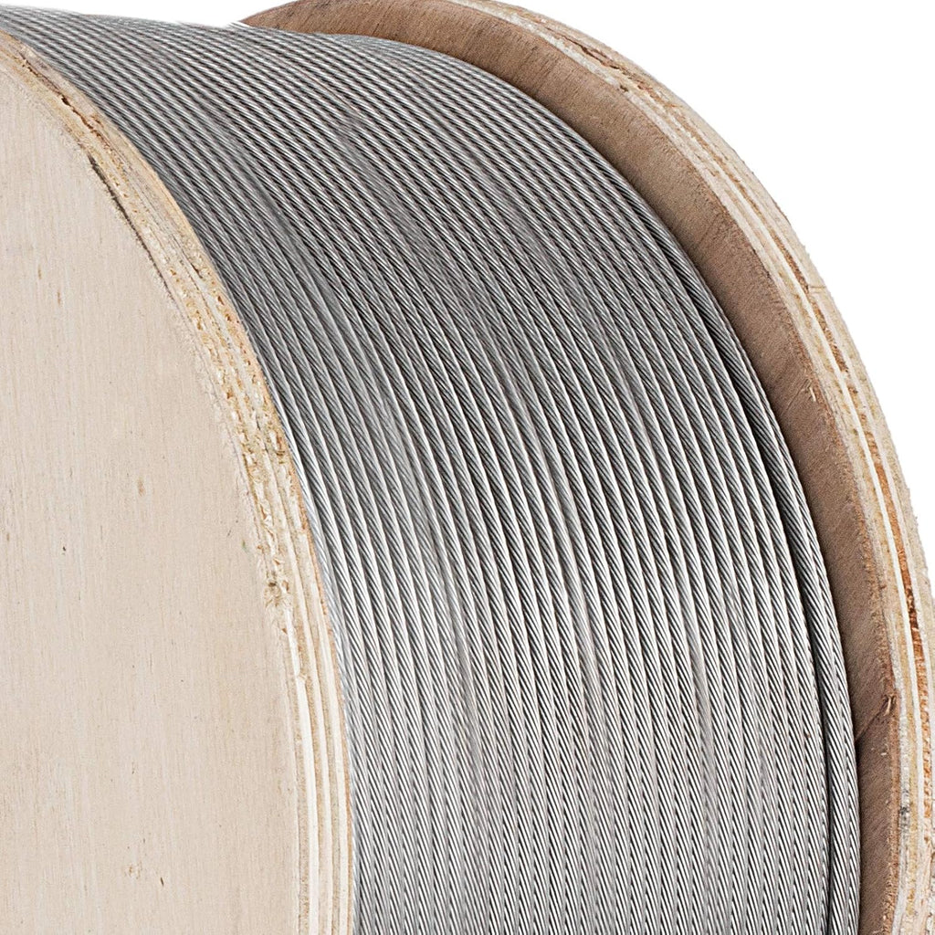 T316 Stainless Steel Wire Rope 1/8 1x19 Cable Railing F340
