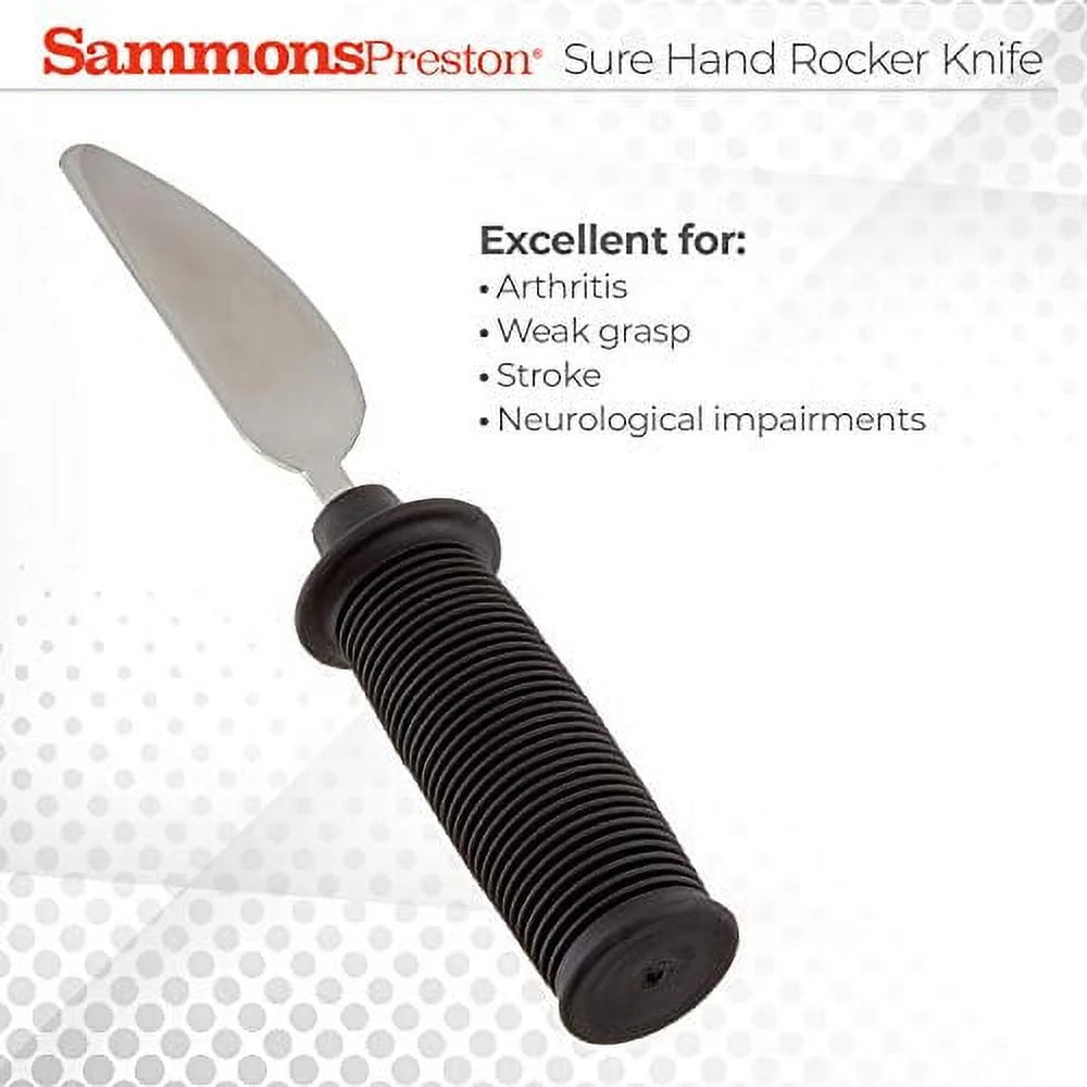 Stainless Steel Dinner Knife with Rubber Handle R71617