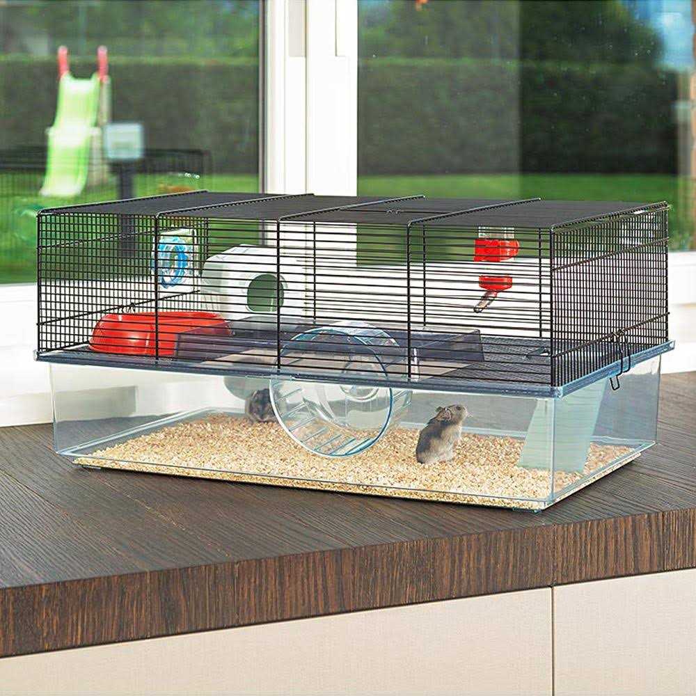 Large Hamster Cage with Water Bottle M726