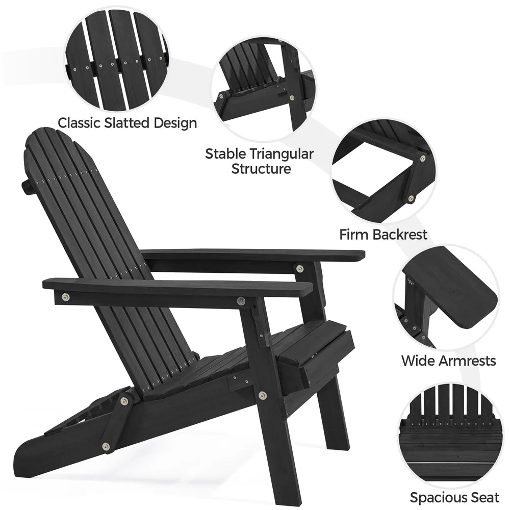 Folding Wooden Adirondack Chair X16966
