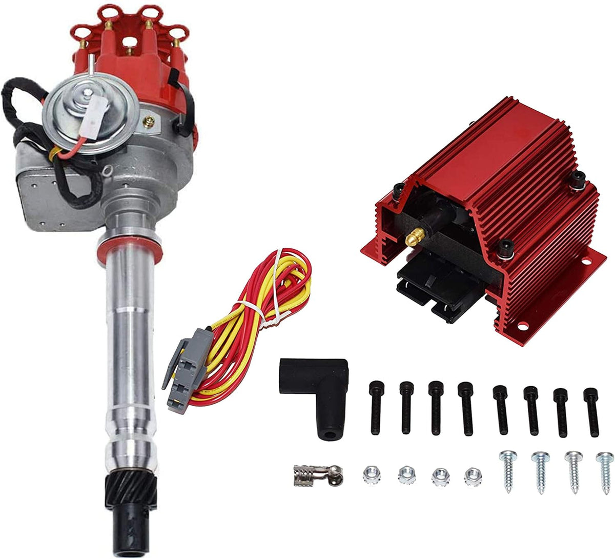 Ready-To-Run Distributor and E-Coil Red Small Cap P8447