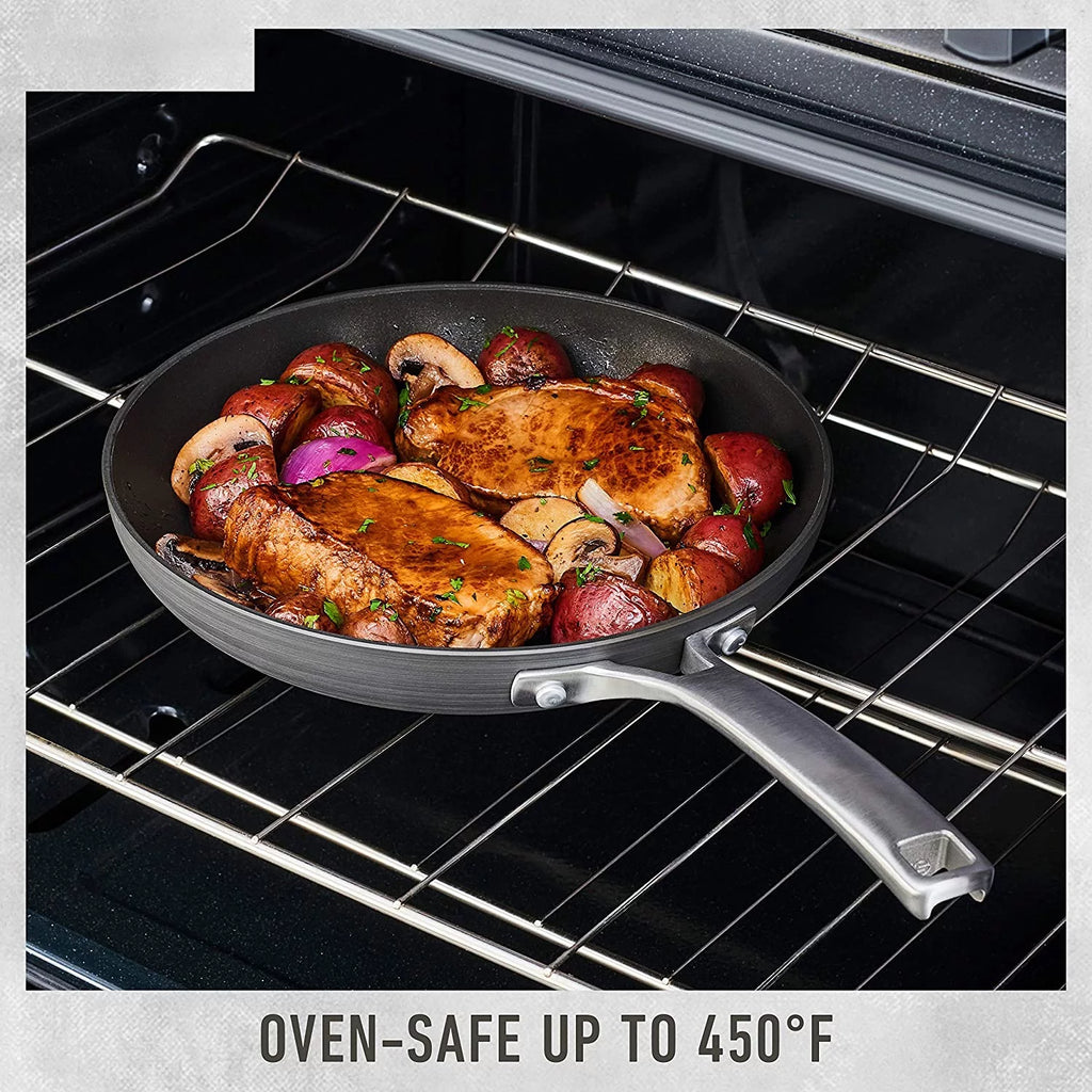 Hard-Anodized Nonstick Sauté Pan with Cover, 5-Quart X380