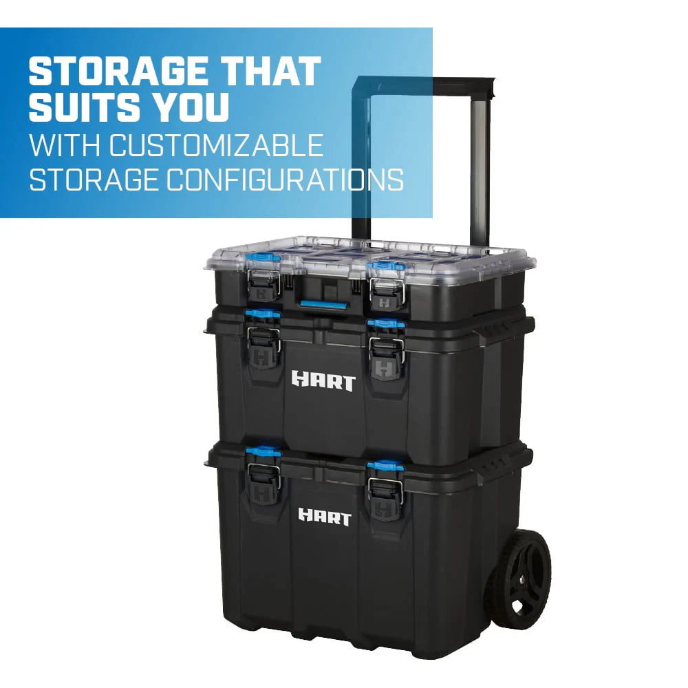 Stack System Tool Box with Removable Organizer Bins D17789