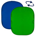 Collapsible Background 5x6' Blue/Green M96246