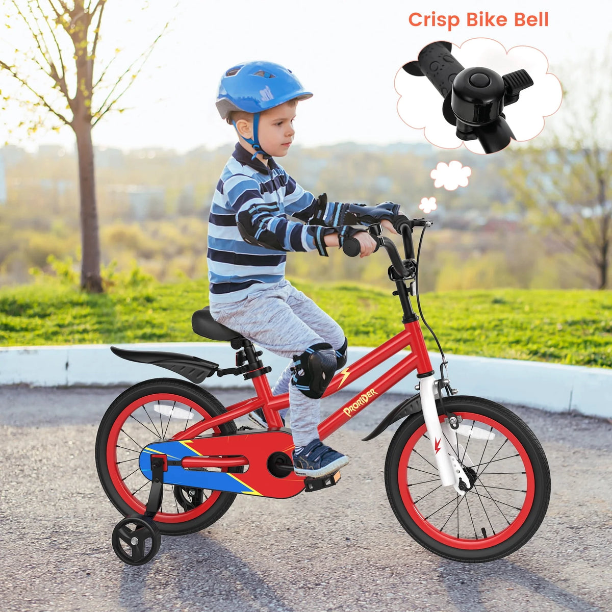 16'' Kids Bike with Training Wheels and Basket I85535