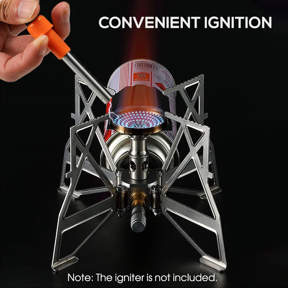 Collapsible Stainless Steel Outdoor Stove 3300W Y5104