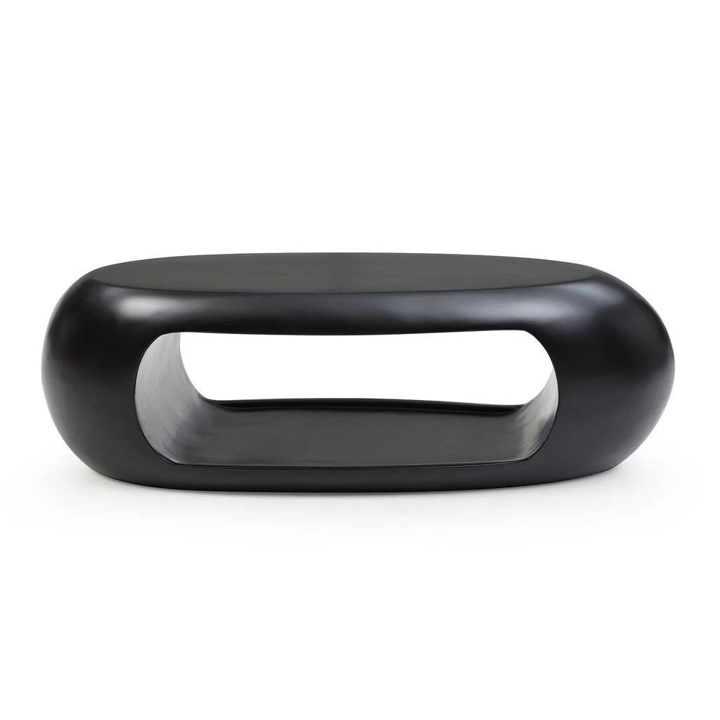 Modern Oval Fiberglass Coffee Table O890428
