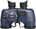 10x50 Waterproof Marine Binoculars with Rangefinder Compass J30884