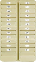 24 Pocket Plastic Badge Rack F320328
