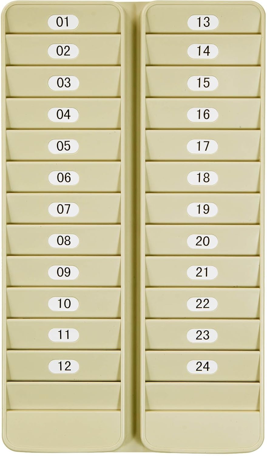 24 Pocket Plastic Badge Rack F320328