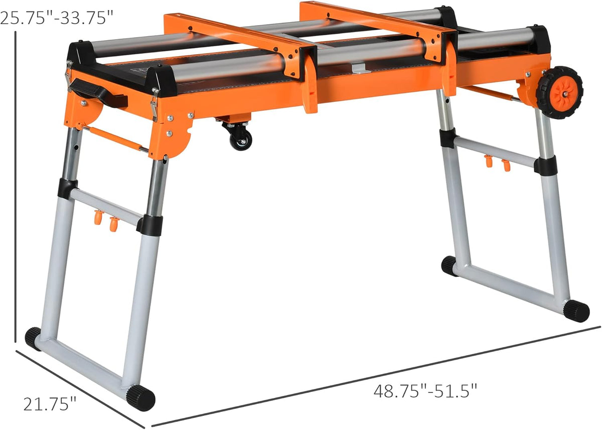 5-in-1 Folding Work Bench with Adjustable Legs S99536