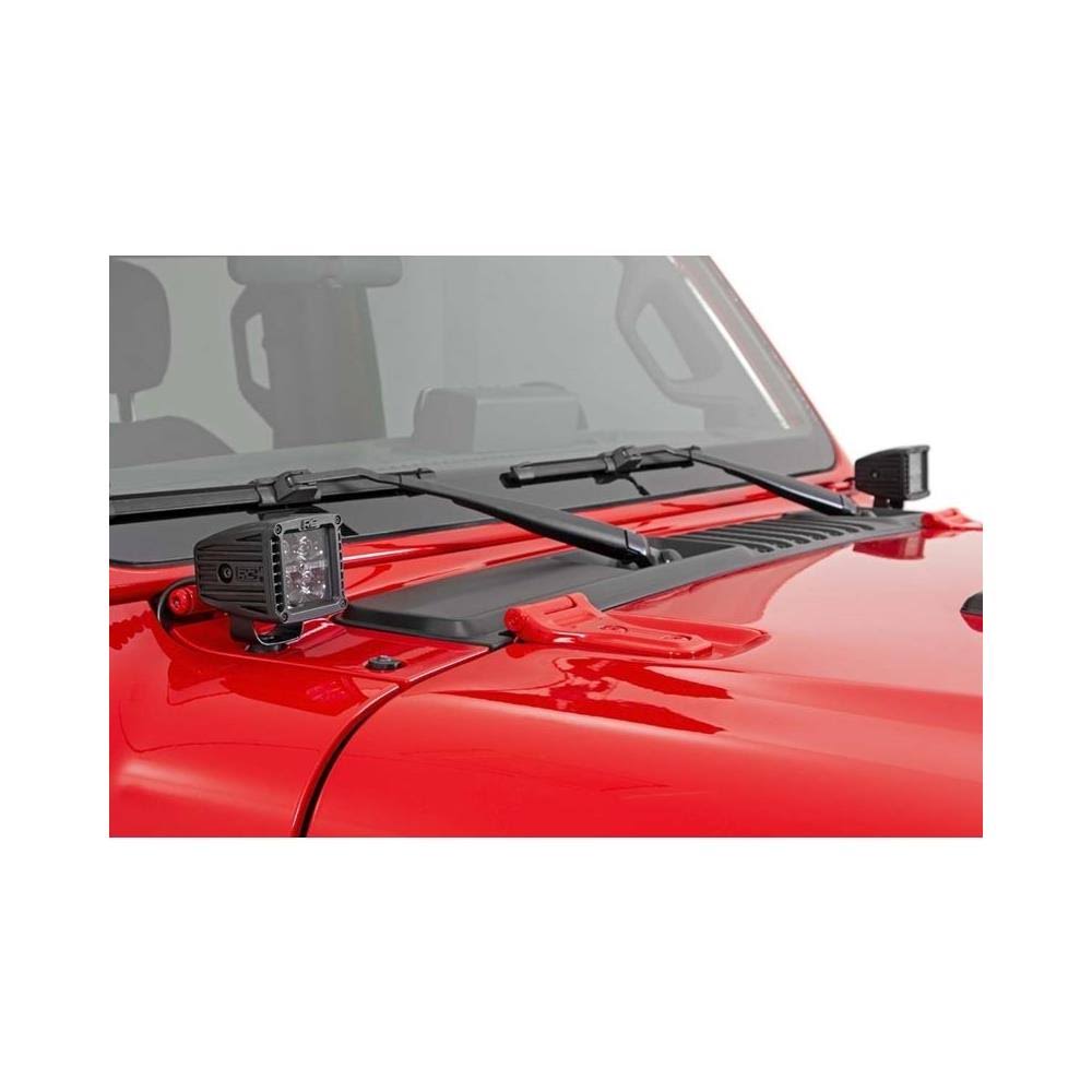 2 inch LED Cube Easy-Mount Kit Black I4524