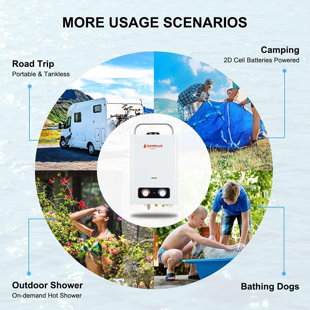 1.58GPM Outdoor Propane Tankless Gas Water Heater V344632