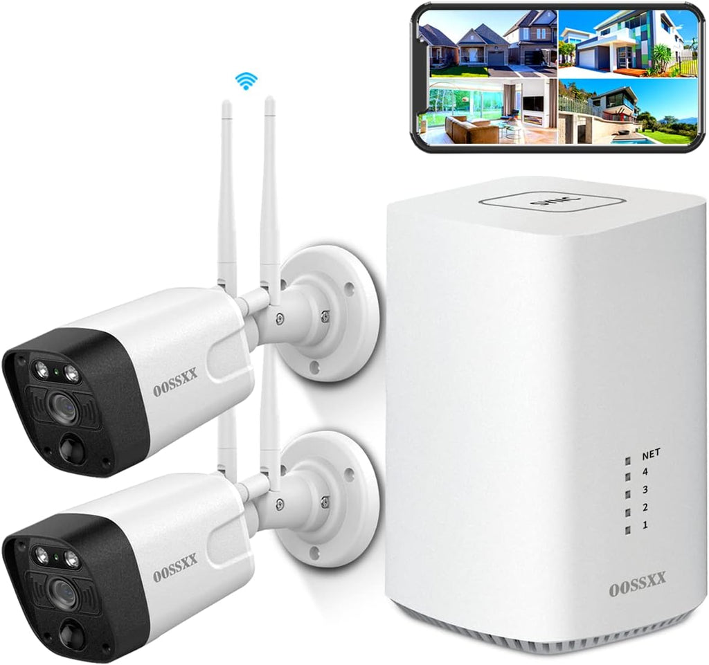 3K 5.0MP Wireless Security Camera System F233