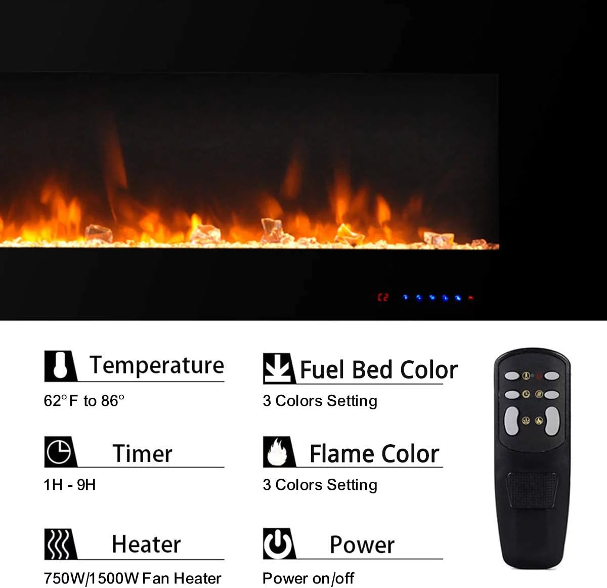 750W-1500W 5200 BTU Heater O577280