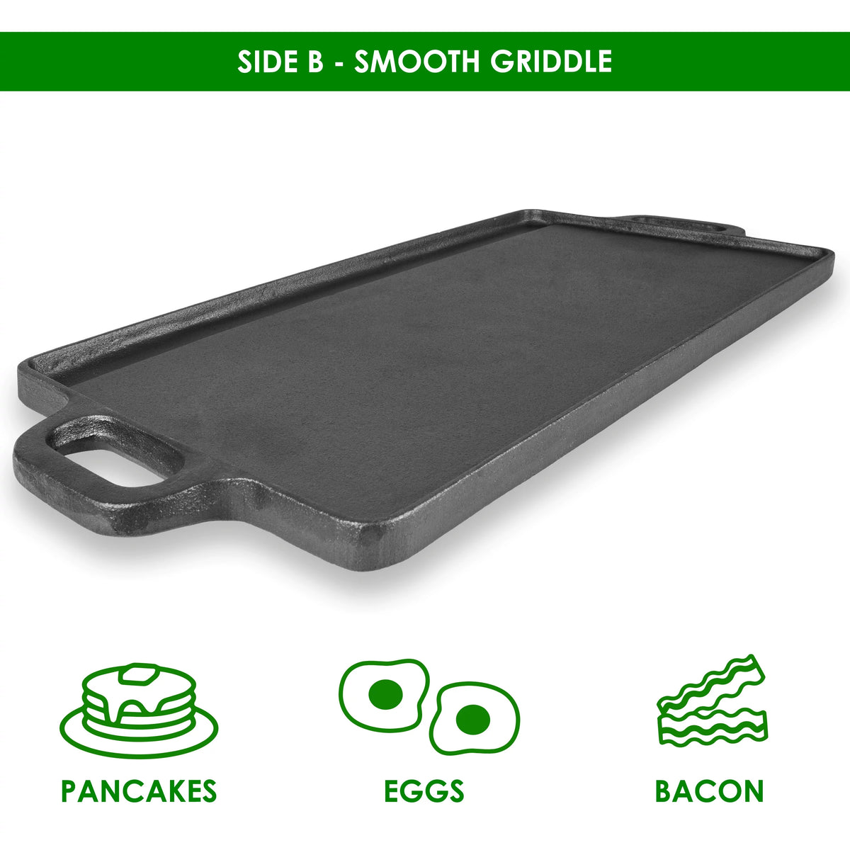 2-in-1 Reversible Cast Iron Griddle W35959