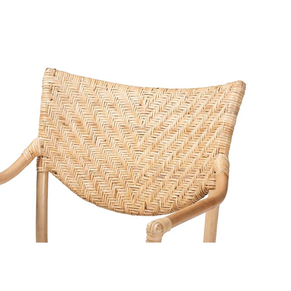 Natural Brown Rattan Dining Chair B2321