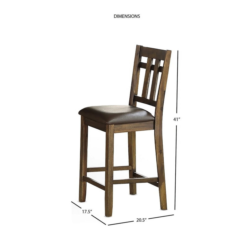 Wood Counter Chair W154