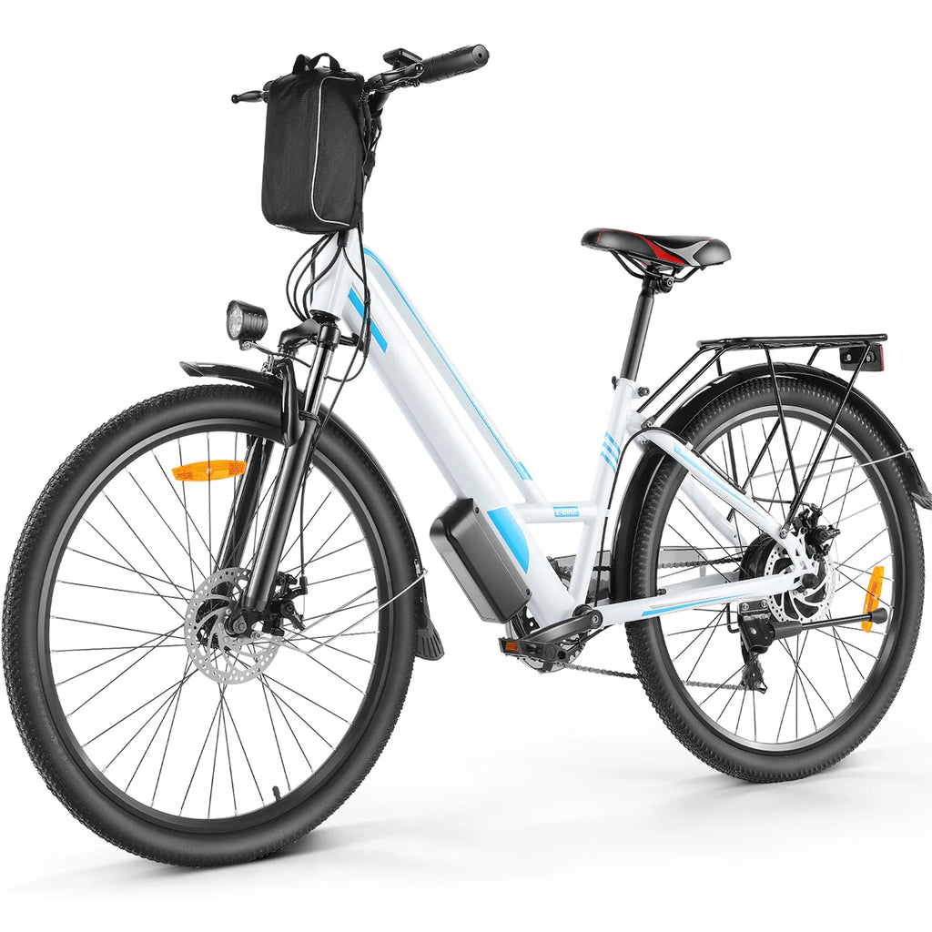 26'' Electric Bike with Carrier Rack I723684