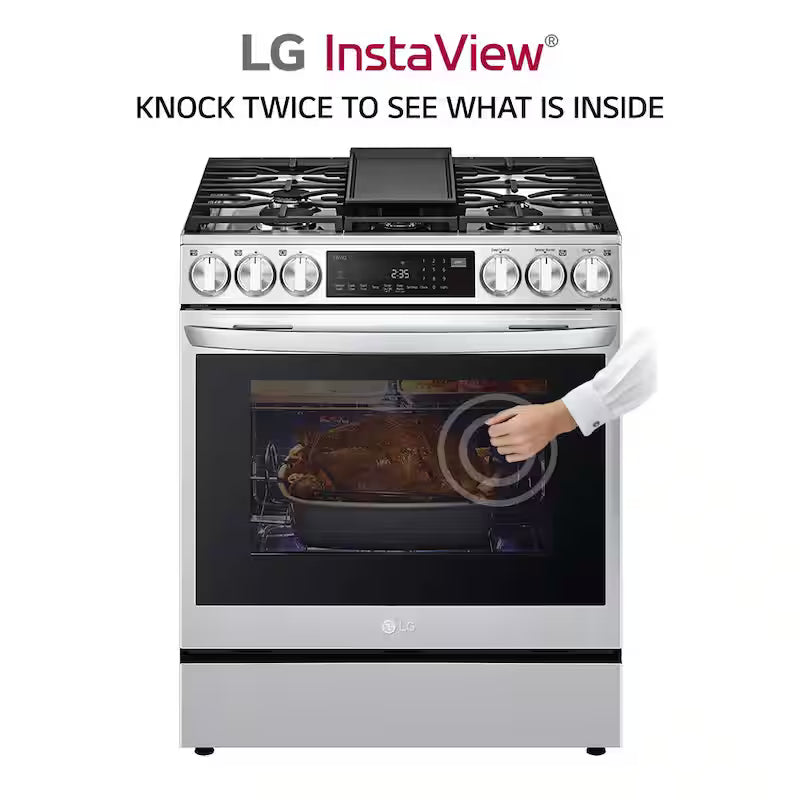 6.3 cu. ft. Slide-in Gas Range with Air Fry in Stainless Steel M692883