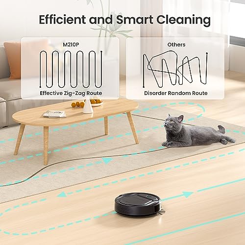 Robot Vacuum Cleaner, Super Thin, Powerful Suction, Quiet, Self-Charging, Grey N138187