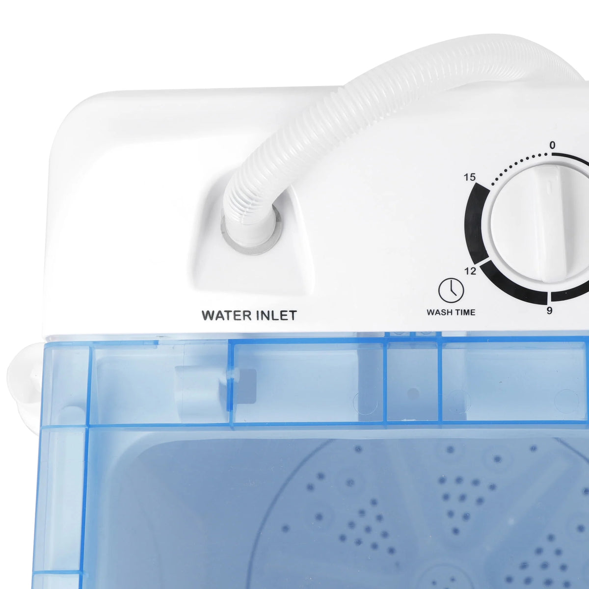 2 in1 Portable Mini Washing Machine Top-Load Twin Tub Washer Spin Dryer, White K738