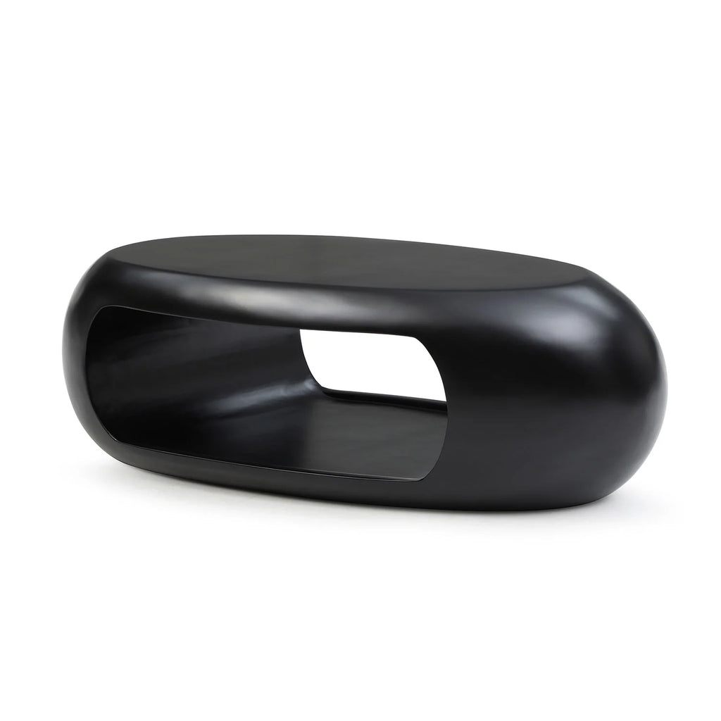 Modern Oval Fiberglass Coffee Table O890428
