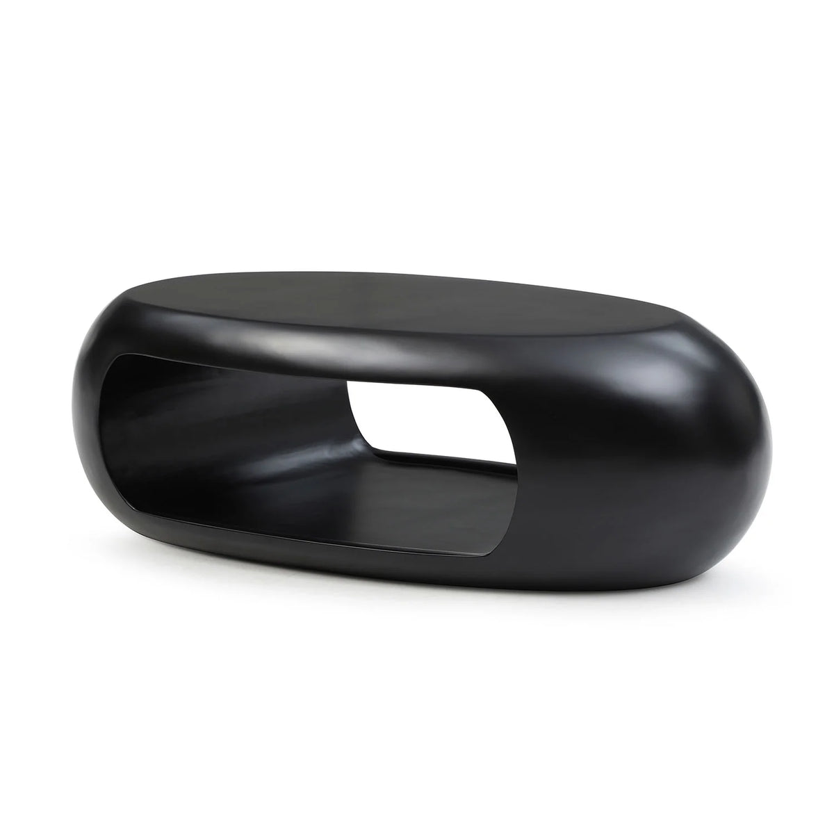 Modern Oval Fiberglass Coffee Table O890428