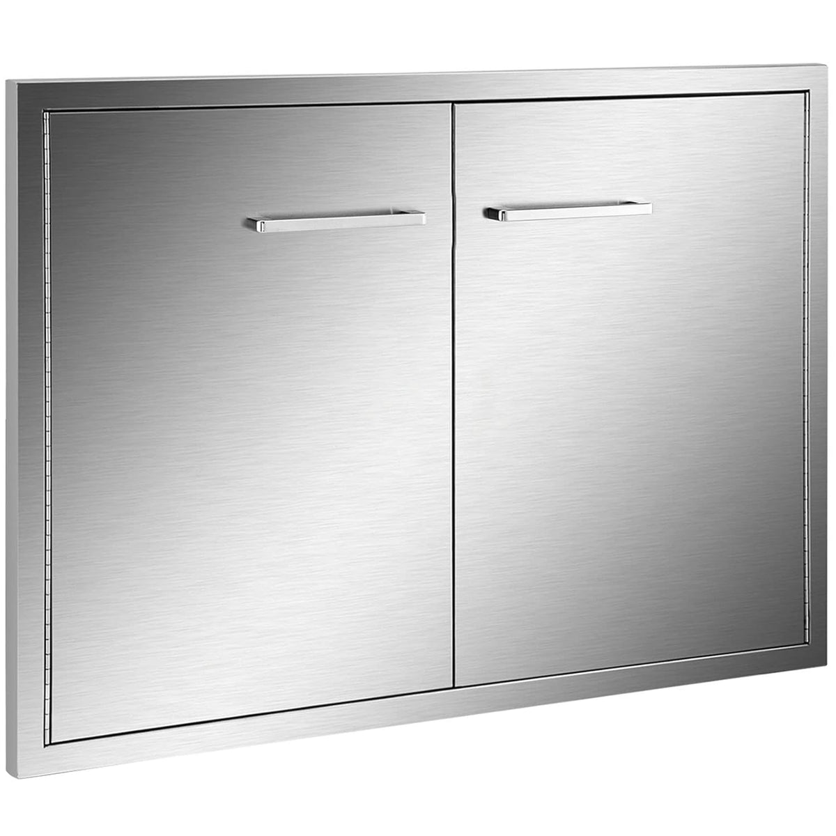 Double BBQ Access Door 33''Wx23''H Brushed 304 Stainless Steel X263
