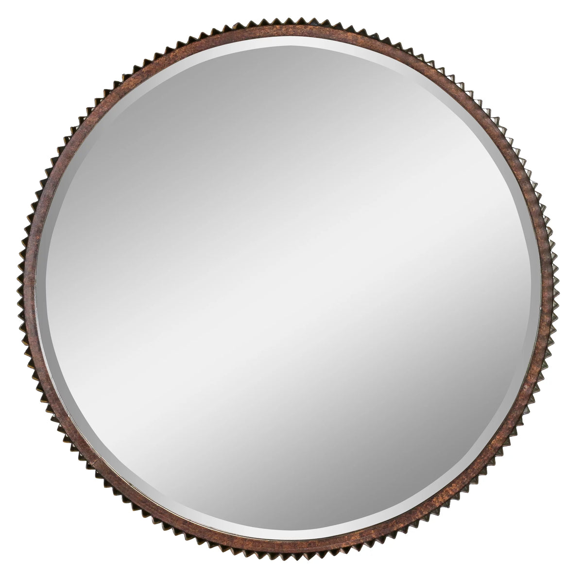 Rustic Metal Wall Mirror Q424