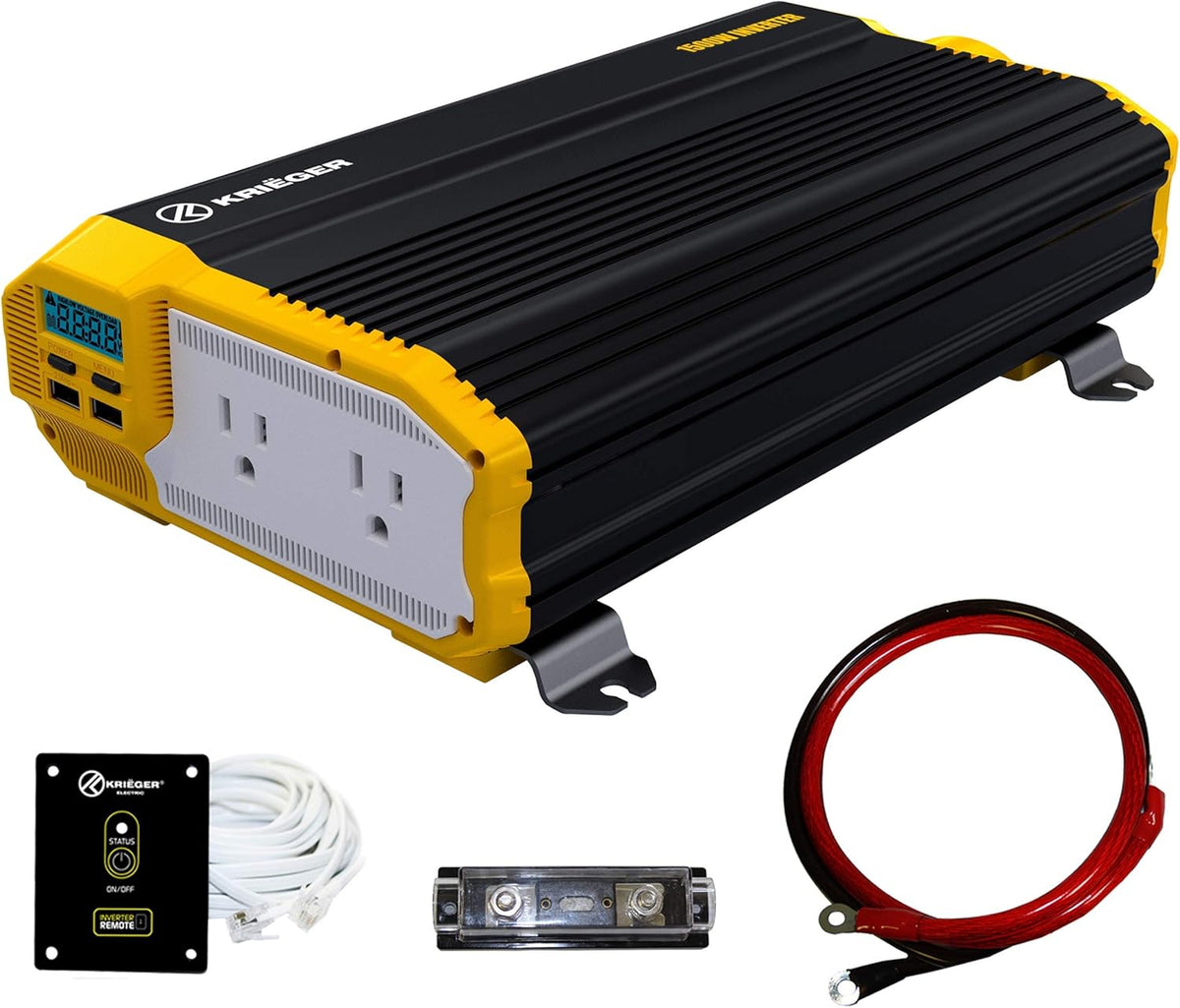 3000 Watts 12V to 110V Modified Sine Wave Power Inverter H17194