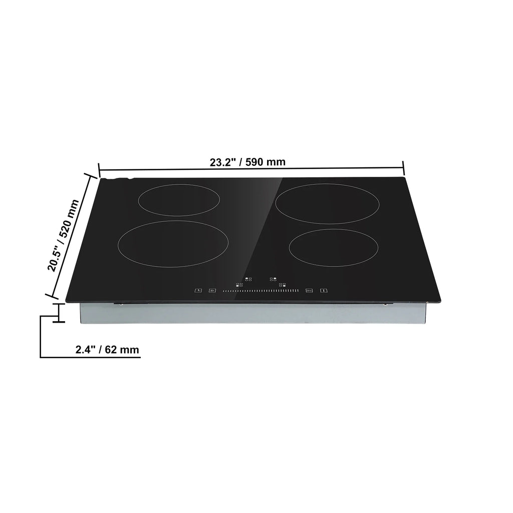 8600W Built-in Electric Ceramic Cooktop 5 Burners Q869015