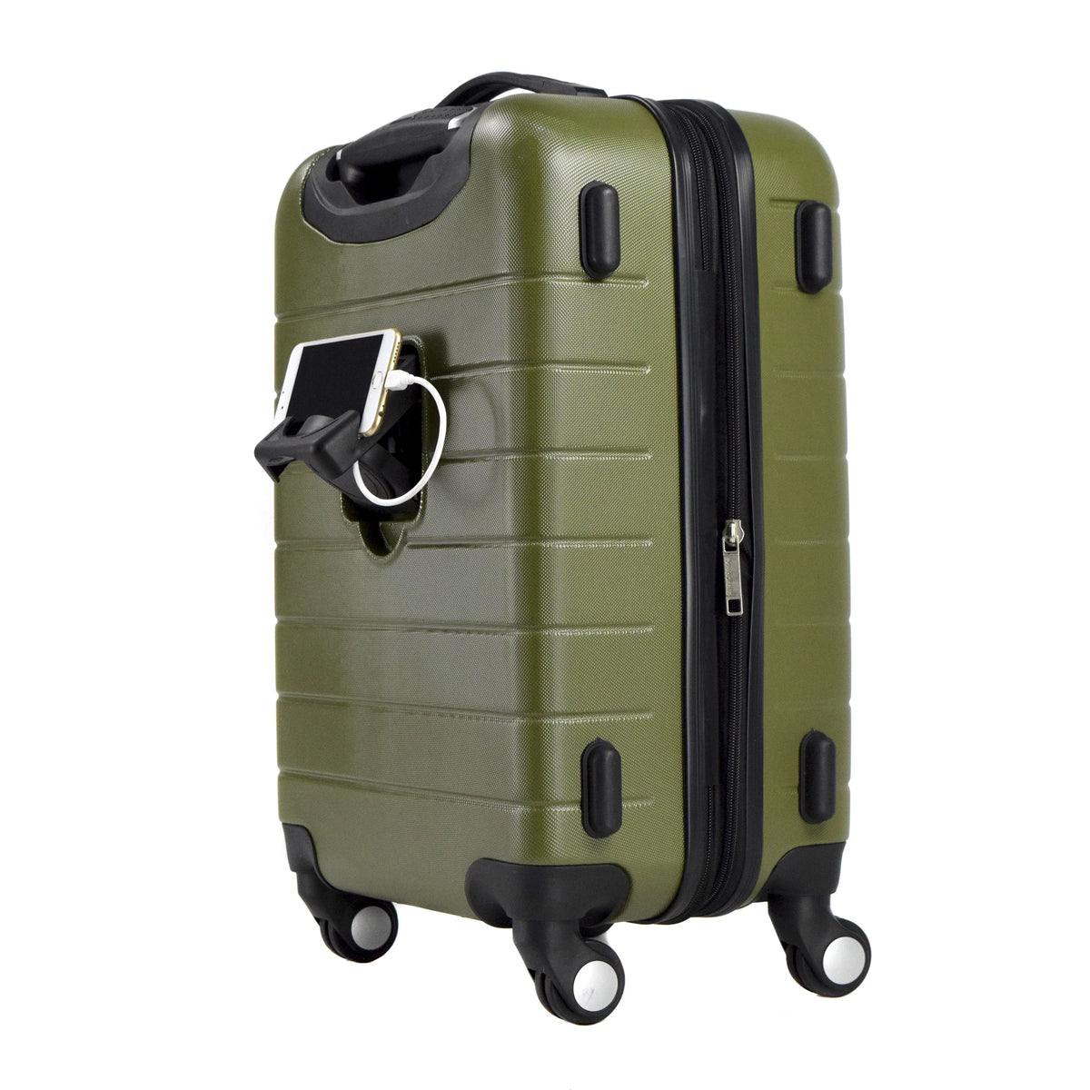 Expandable Spinner Rolling Carry-on with USB Port R387270