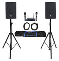 2 Powered PA Speakers with Bluetooth X9353