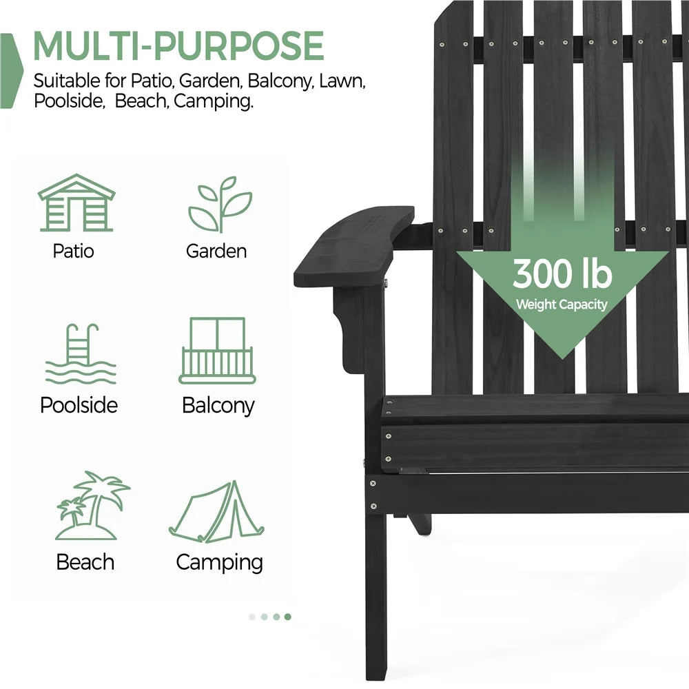 Folding Wooden Adirondack Chair X16966