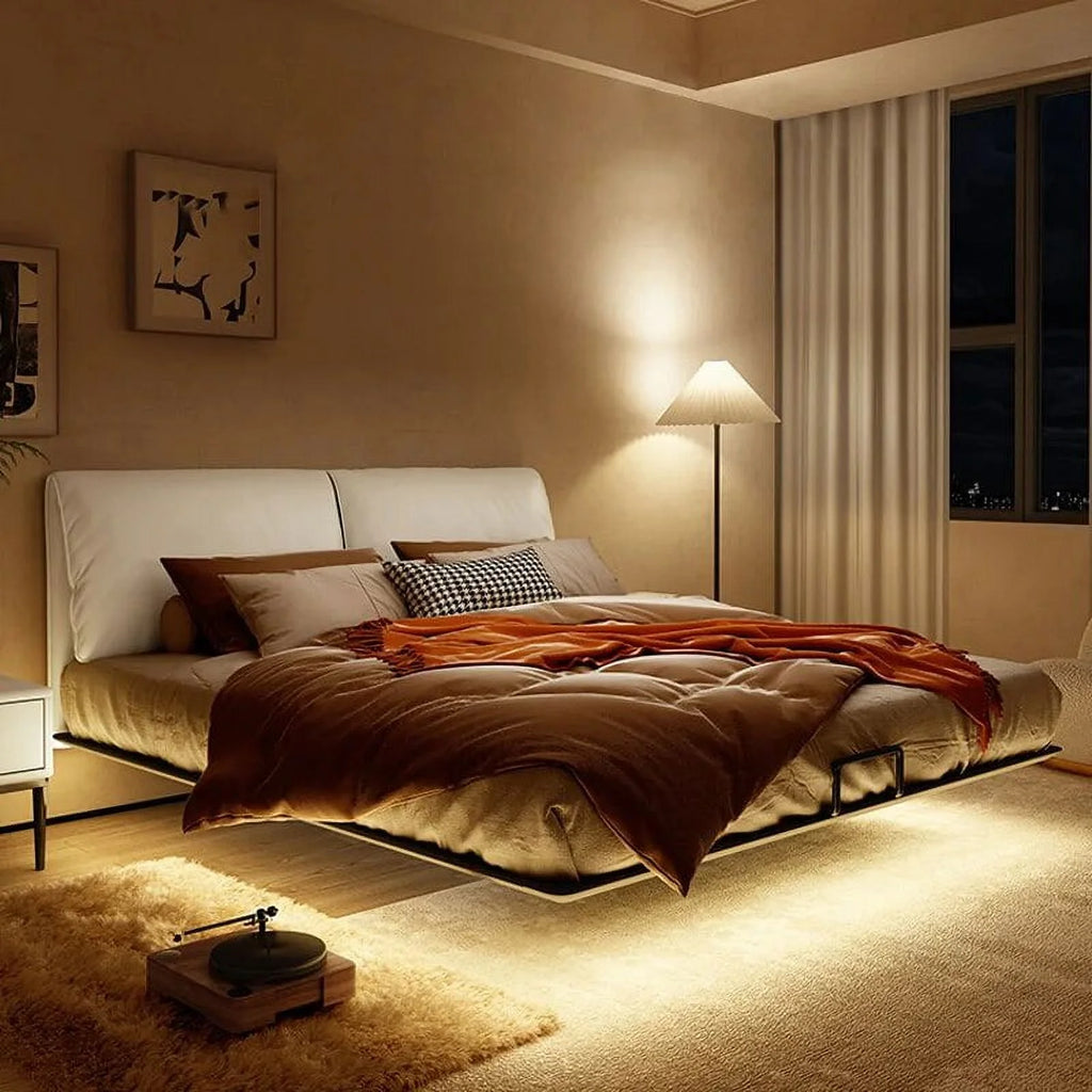 Leather Double Bed N744527