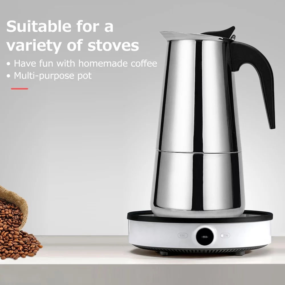 Stainless Steel Electric Coffee Maker V136