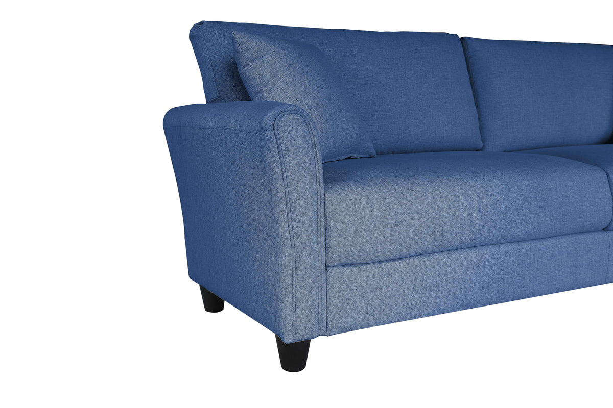 Linen Upholstered 3-Seater Loveseat Y201
