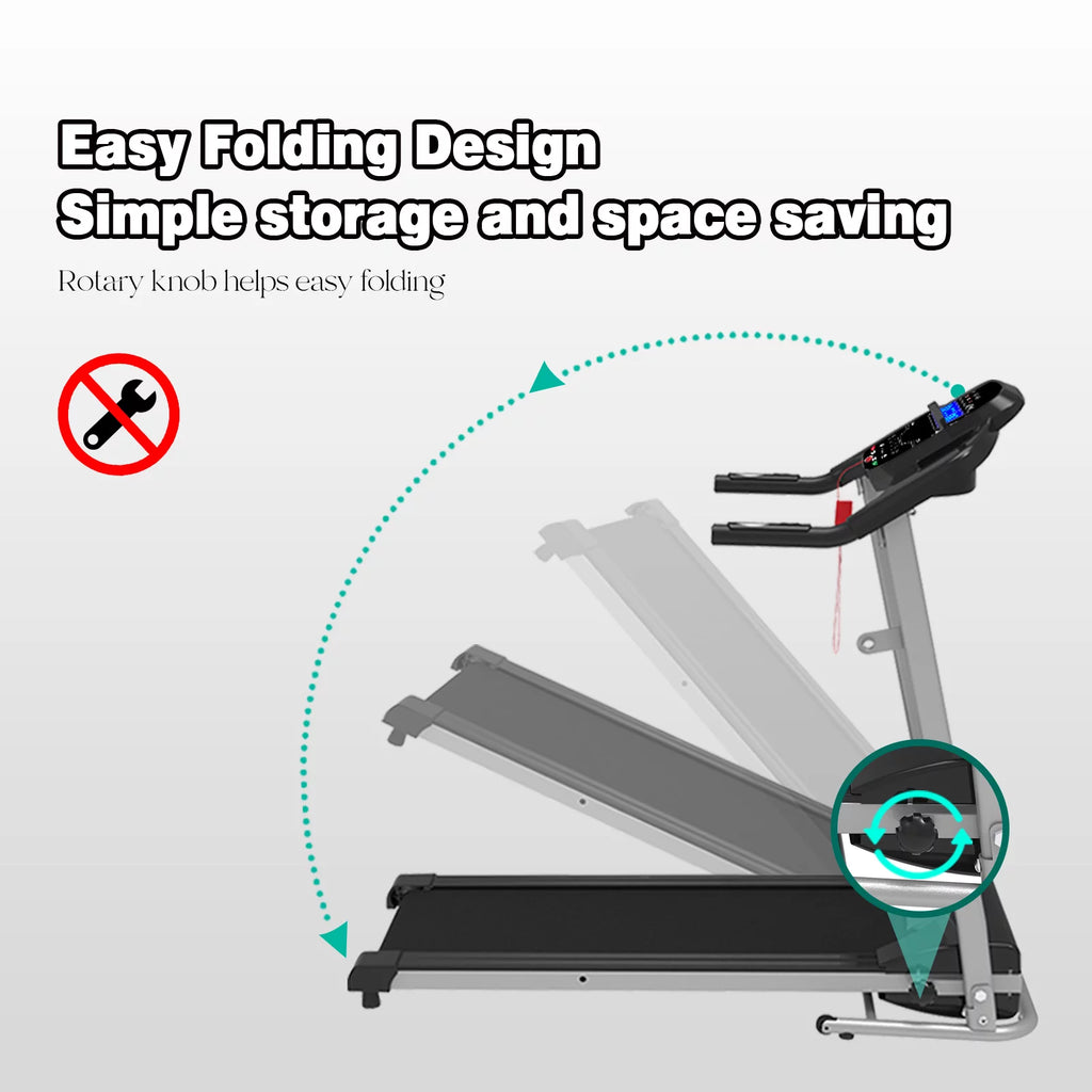 Folding Treadmill 2.5HP 240 lbs Max Weight F78882