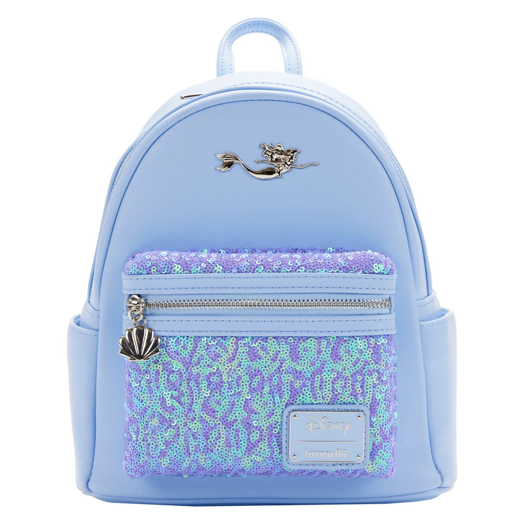 Purple Lavender Pastel Sequins Mini Backpack Q353793