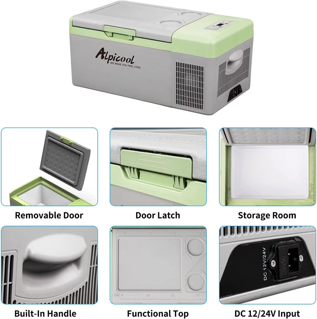 Portable 12 Volt Car Refrigerator 53 Quart Freezer T905