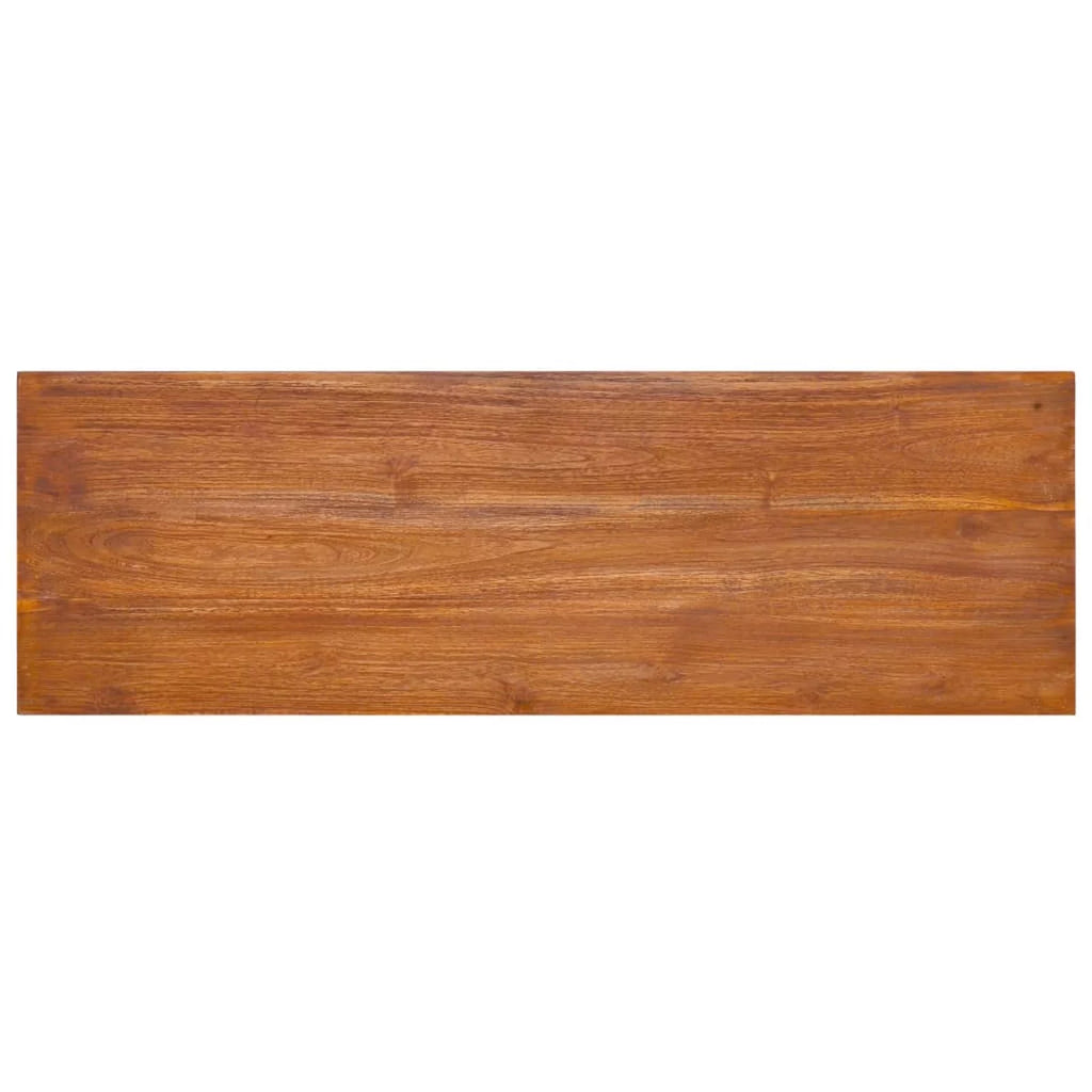 Wall-mounted Solid Wood Teak TV Stand D732366
