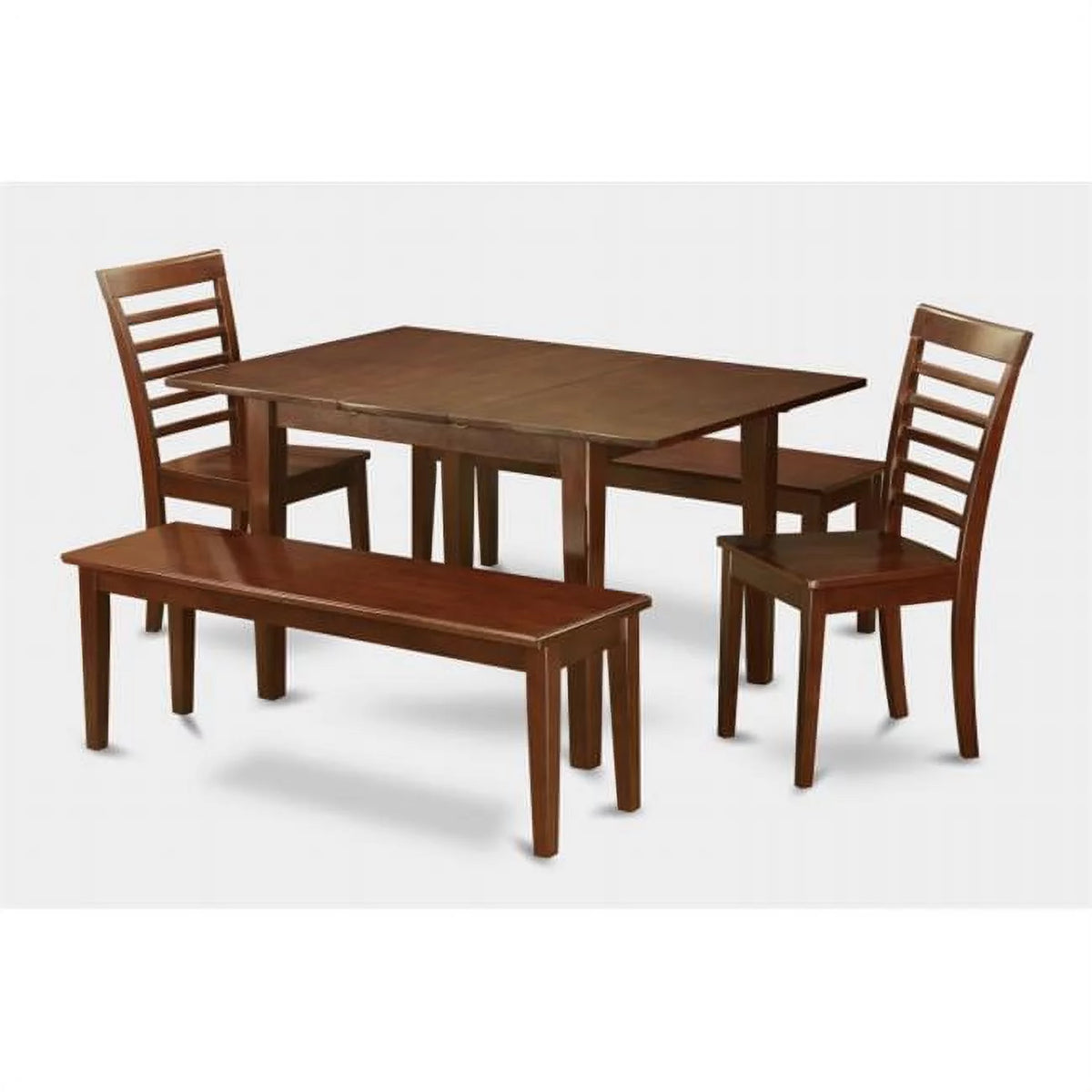 5 Pc Dining Table with 2 Chairs and 2 Benches X69900