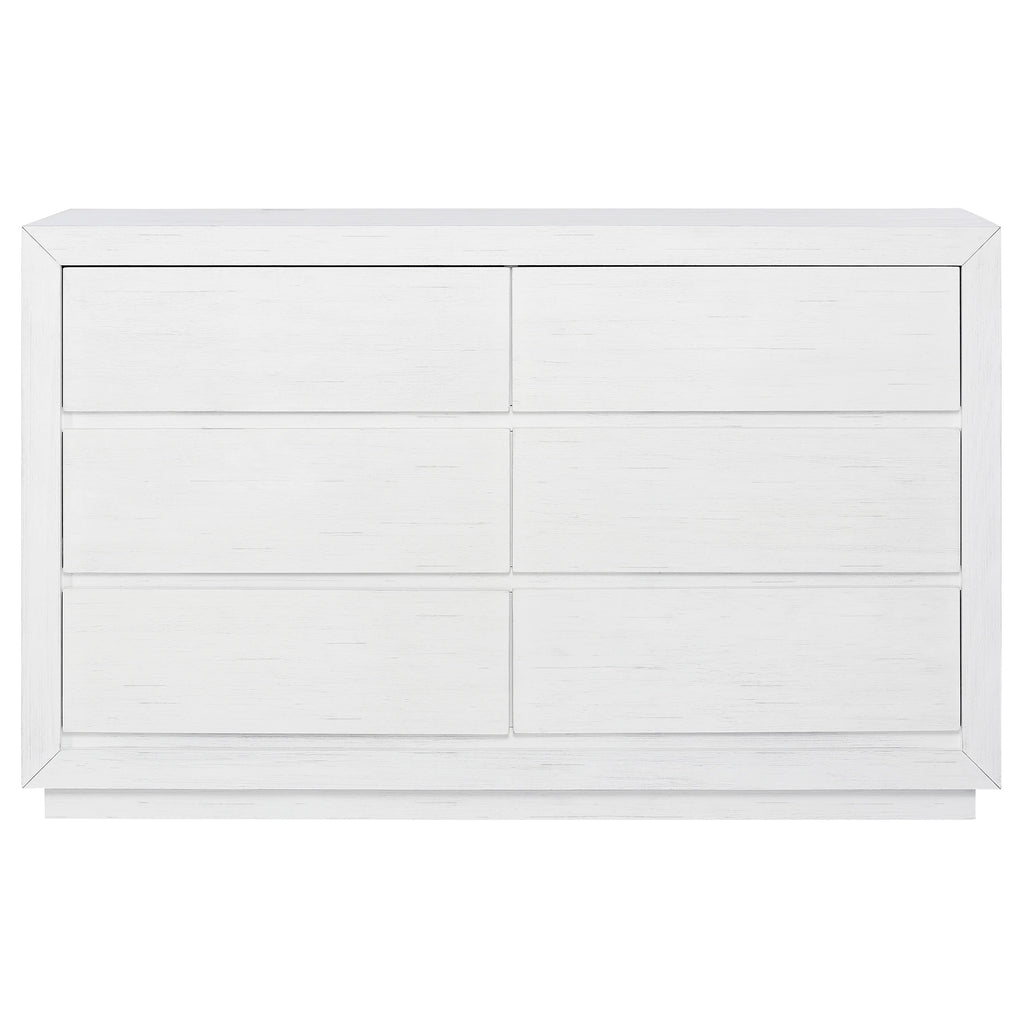 Weathered White Double Dresser J8295