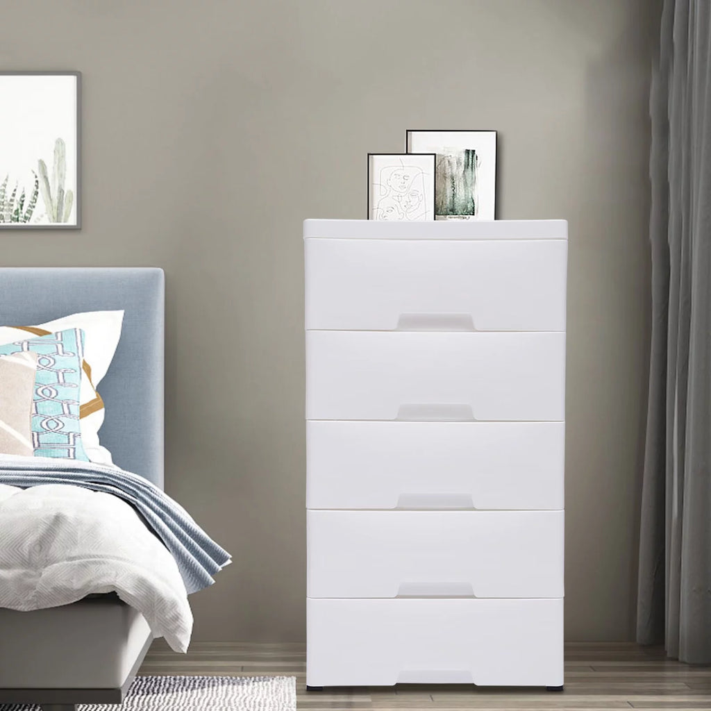 Plastic Drawers Dresser Storage Cabinet with Wheels X257