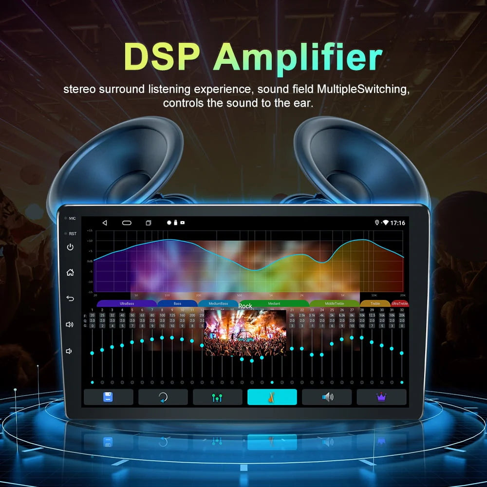 Android 12 Car Stereo Player with Backup Camera P814