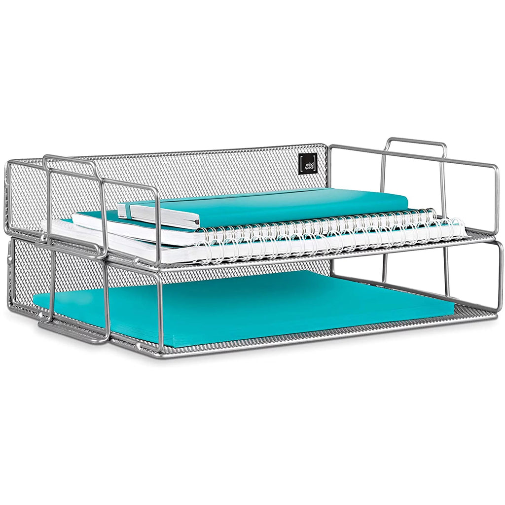 2 Tier Mesh Desk Organizer E4549
