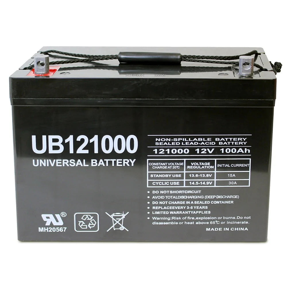 12V 100Ah AGM Sealed Lead Acid Battery U44462